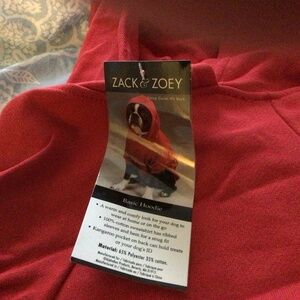 NWT Zach and Zoey dog hoodie